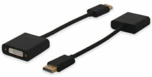 Adaptador DisplayPort a DVI-I, DisplayPort macho a DVI-I hembra