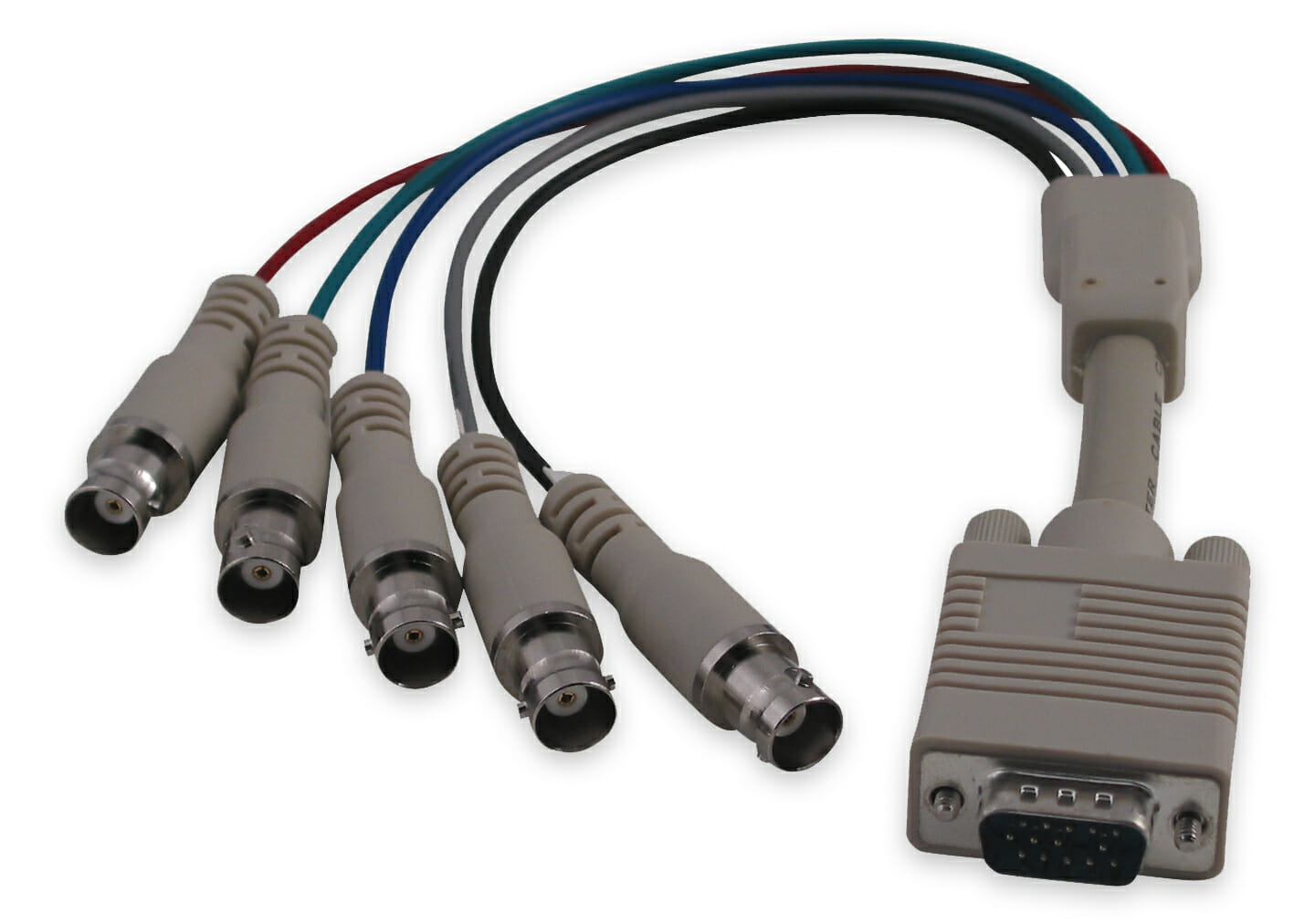 Cable adaptador VGA a BNC